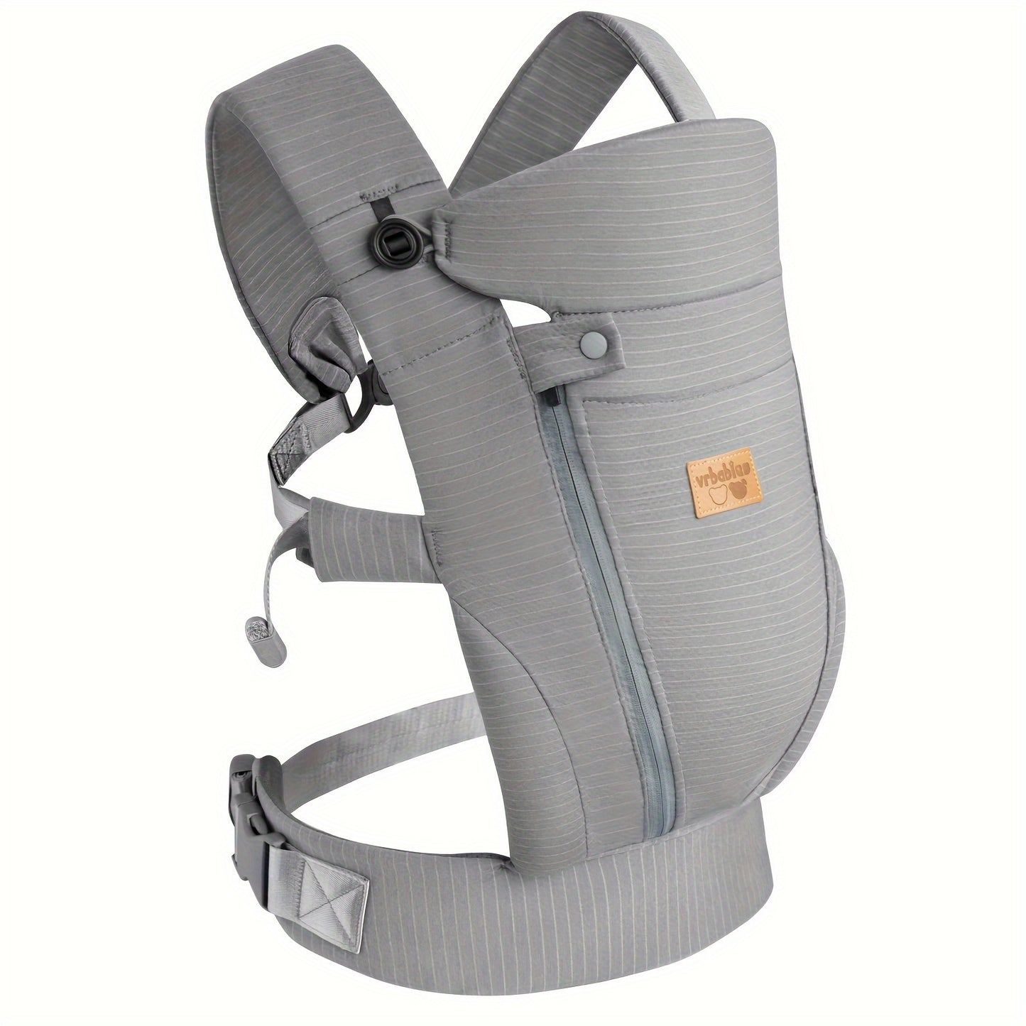 Vrbabies New Ergonomic Baby Carrier Newborn Toddler Wrap Carrier Hands Free Baby Sitting Support Sling Breathable Perfect For Infants Chest Sling For Babies Gift