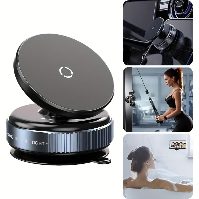 The New Upgraded 360° Rotating Magnetic Universal Phone Holder Features Vacuum And Magnetic Suction for a Stable Car Mount. It'S Suitable for Use in The Kitchen, on Desks, in Offices, During Workouts, While Traveling, And in