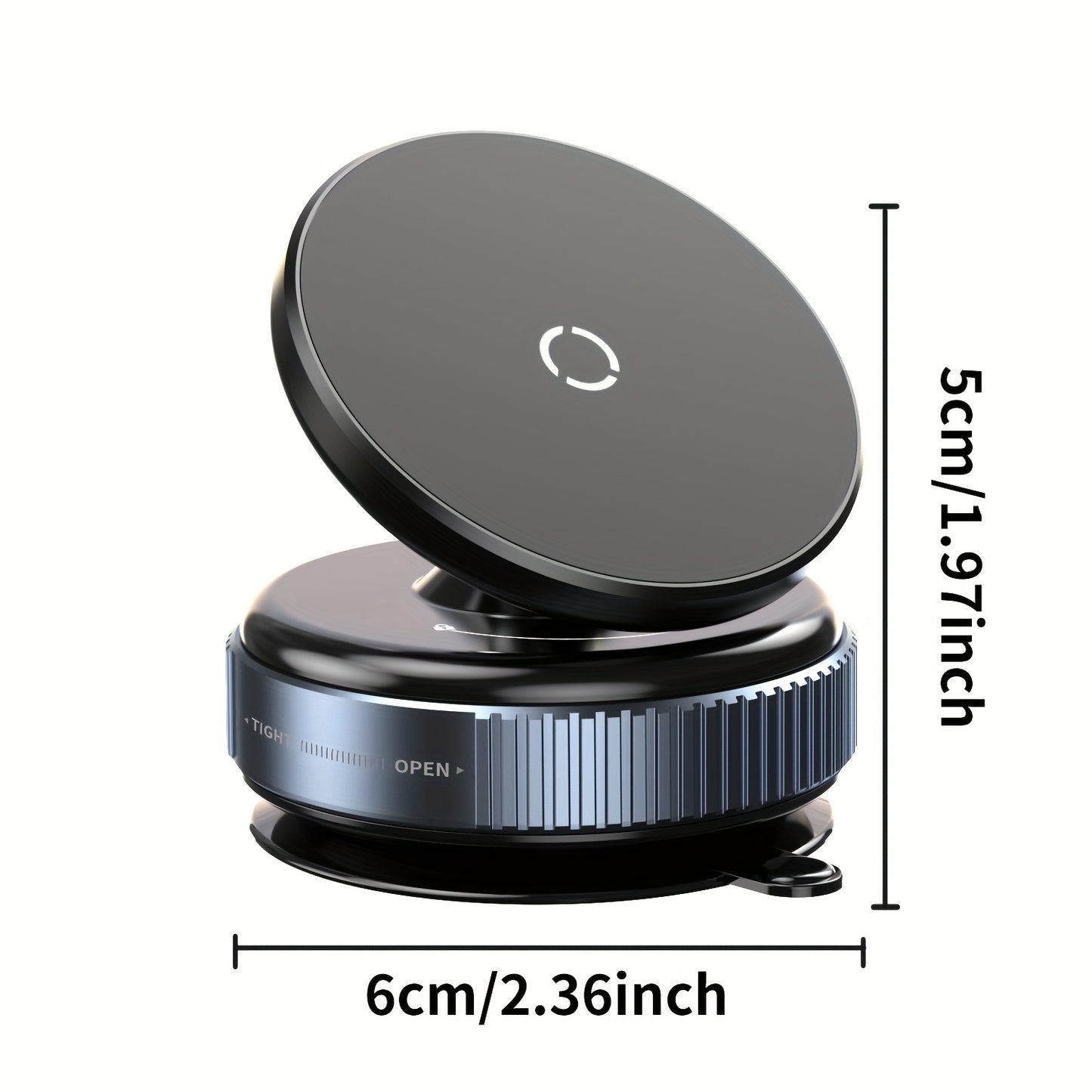 The New Upgraded 360° Rotating Magnetic Universal Phone Holder Features Vacuum And Magnetic Suction for a Stable Car Mount. It'S Suitable for Use in The Kitchen, on Desks, in Offices, During Workouts, While Traveling, And in