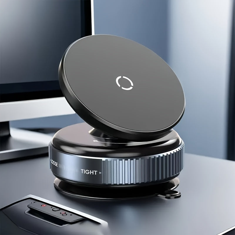 The New Upgraded 360° Rotating Magnetic Universal Phone Holder Features Vacuum And Magnetic Suction for a Stable Car Mount. It'S Suitable for Use in The Kitchen, on Desks, in Offices, During Workouts, While Traveling, And in