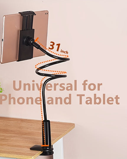 360° Rotating Tablet Phone Holder Spiral Base Lazy Stand Mobile Phone Tablet Bedside Stand Bed Lazy Stand, TV Stand Mobile Phone Stand A Thick Bathroom TV Stand With 360° Omnidirectional Wheel, The Direction Angle Can Be Ad