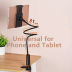 360° Rotating Tablet Phone Holder Spiral Base Lazy Stand Mobile Phone Tablet Bedside Stand Bed Lazy Stand, TV Stand Mobile Phone Stand A Thick Bathroom TV Stand With 360° Omnidirectional Wheel, The Direction Angle Can Be Ad