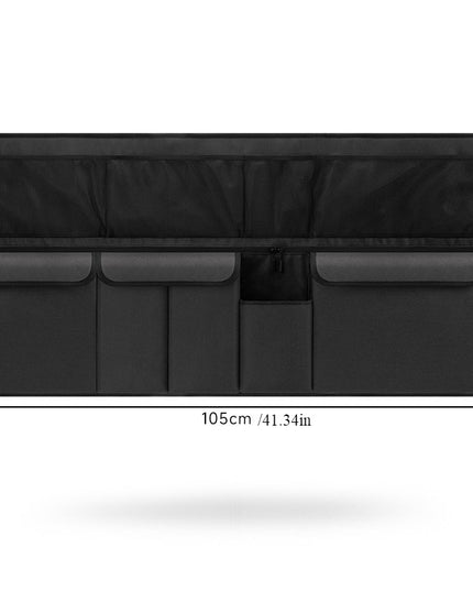 Auto Car Back Seat Trunk Boot Car Trunk Organizer Backseat Storage Bag High Capacity Adjustable Stowing Tidying Bag Oxford Cloth Organizers - Applicable Models: See Product Details; Material: Oxford
