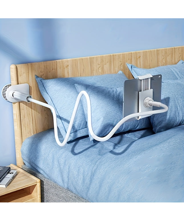 360° Rotating Tablet Phone Holder Spiral Base Lazy Stand Mobile Phone Tablet Bedside Stand Bed Lazy Stand, TV Stand Mobile Phone Stand A Thick Bathroom TV Stand With 360° Omnidirectional Wheel, The Direction Angle Can Be Ad