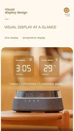 Fast 15W Wireless Charging Digital Alarm Clock Radio - 6 In 1 Bedside Clock With Dual Alarm, FM Radio, 12/24H USB Charger, Countdown Timer, RGB Mode, Wireless Speaker
