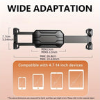 1-Pack Adjustable ABS Adjustable Cup Holder Mount for Phone and Tablet, Dual-Use Navigation Stand