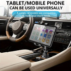 1-Pack Adjustable ABS Adjustable Cup Holder Mount for Phone and Tablet, Dual-Use Navigation Stand