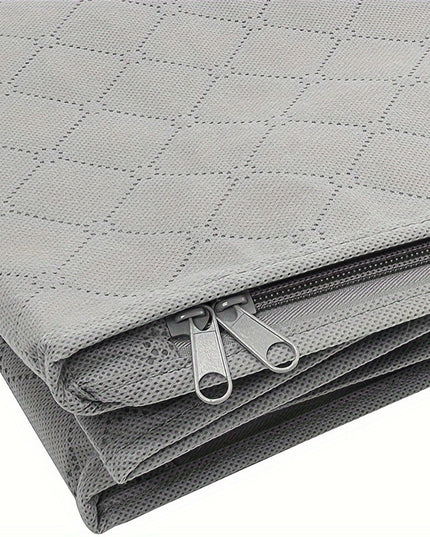3-piece Tote Bag, Clothes Storage, Foldable Storage Bag, Used To Organize The Bedroom Wardrobe, with A Cover, Can Store Clothes Quilts, Convenient Sorting and Space-saving Design.