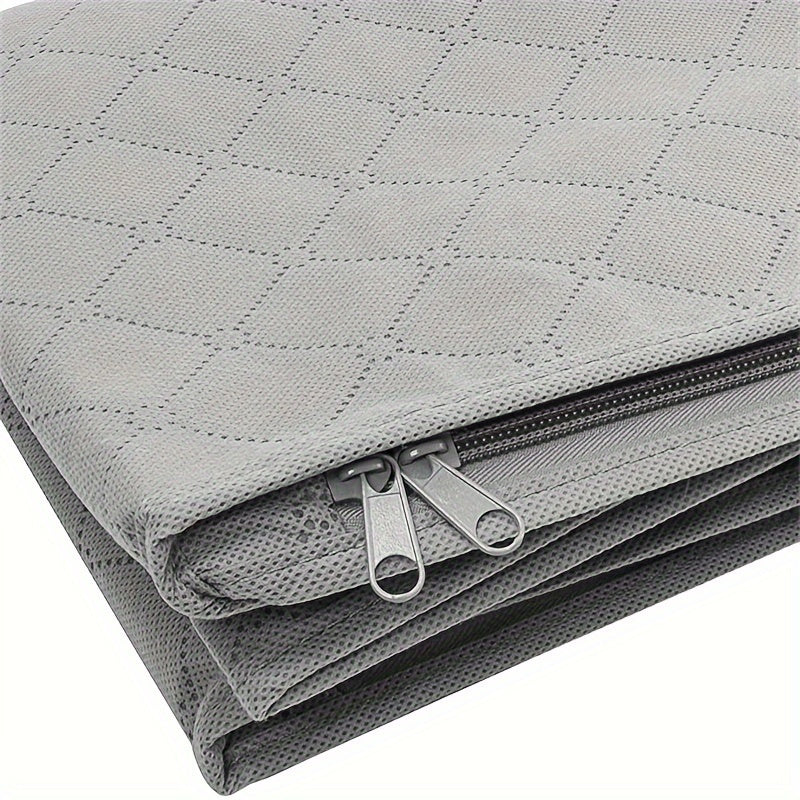 3-piece Tote Bag, Clothes Storage, Foldable Storage Bag, Used To Organize The Bedroom Wardrobe, with A Cover, Can Store Clothes Quilts, Convenient Sorting and Space-saving Design.