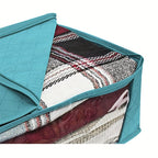 3-piece Tote Bag, Clothes Storage, Foldable Storage Bag, Used To Organize The Bedroom Wardrobe, with A Cover, Can Store Clothes Quilts, Convenient Sorting and Space-saving Design.