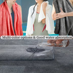 15pcs Ultra-Soft Microfiber Towel Set - Includes 300GSM Bath, Hand & Washcloths in Multiple Colors - Perfect for Home & Hotel Showers