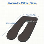 Pregnancy Pillow, U Shaped Full Body Pillows For Sleeping Support, 55in/60in Maternity Pillow For Pregnant Women With Cover