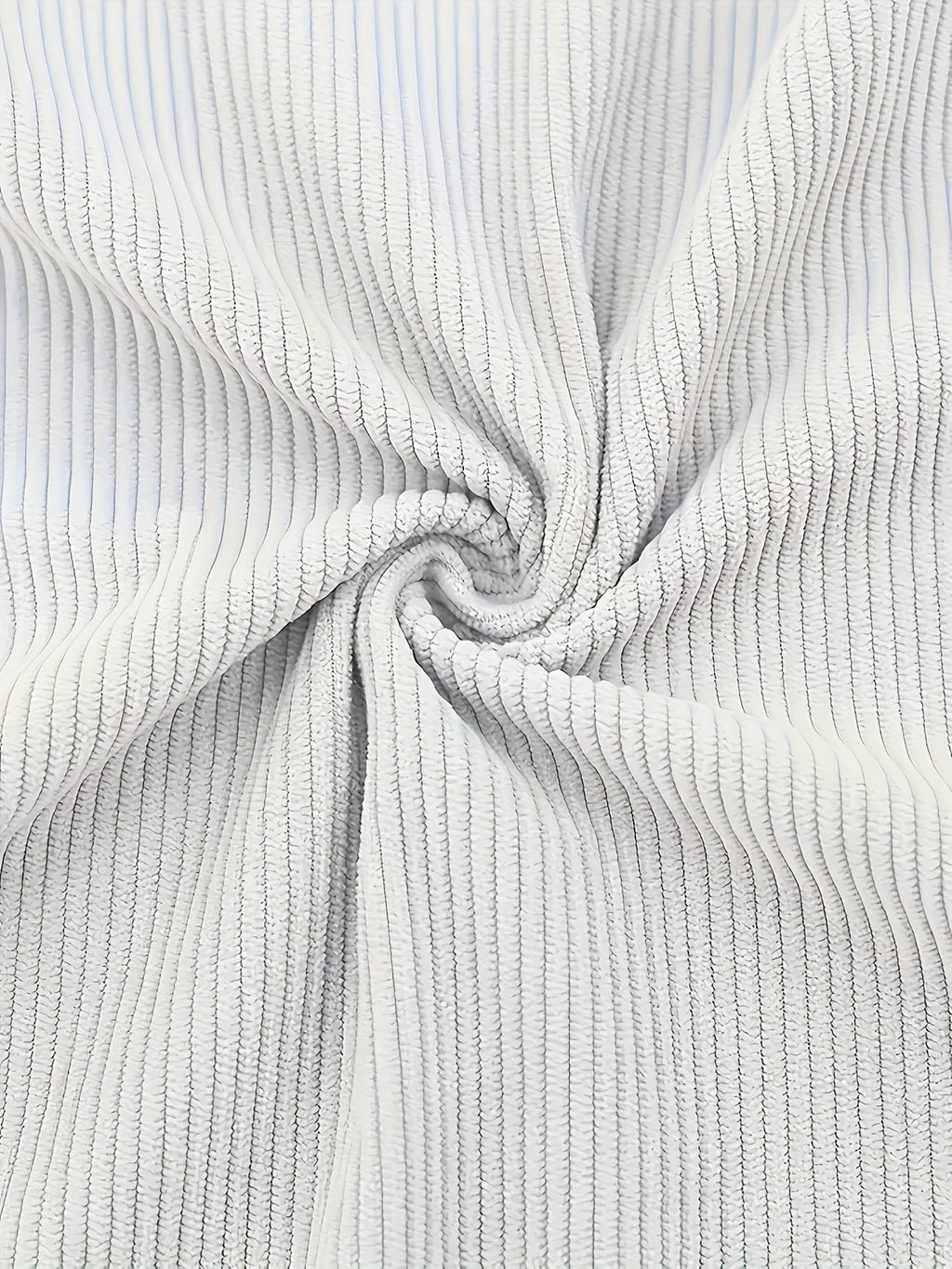 Men'S Casual Jacket for Autumn And Winter, Featuring a Loose Fit, Corduroy Fabric, Stand-Up Collar, Long Sleeves, And Button- Design.