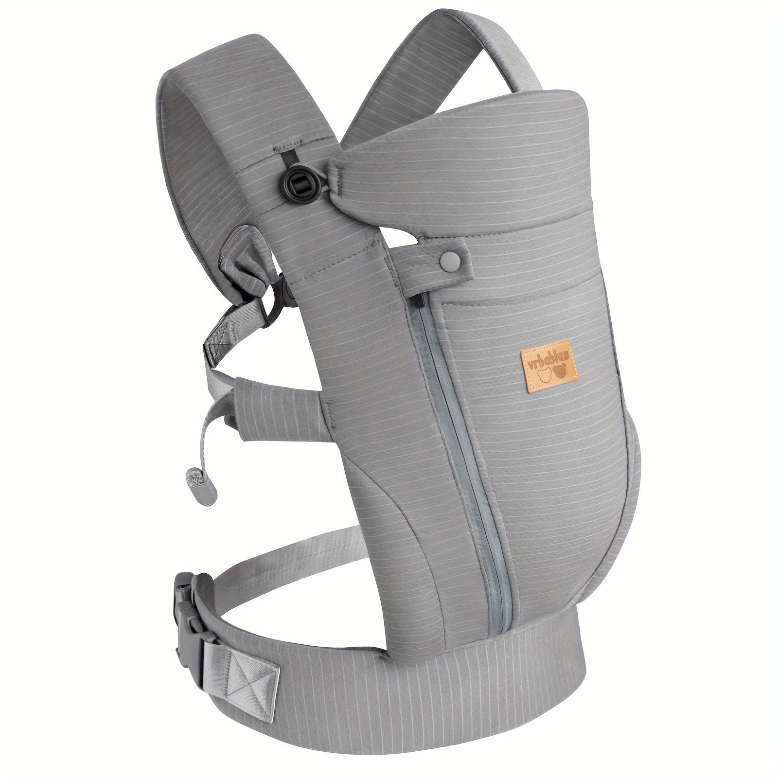 Vrbabies New Ergonomic Baby Carrier Newborn Toddler Wrap Carrier Hands Free Baby Sitting Support Sling Breathable Perfect For Infants Chest Sling For Babies Gift