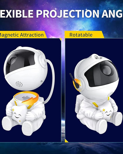 Astronaut Galaxy Projector Star Projector Galaxy Night Light Space Buddy Projector with Nebula Remote Control for Bedroom Home