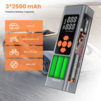 Tire Inflator Portable Air Compressor, Cordless 150PSI Car Air Pump with Digital Pressure Gauge, Electric Tire Pump with 7500 Mah Battery, Mini Car Tire Inflator with LED for Car, Bike, Ball