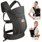 Vrbabies New Ergonomic Baby Carrier Newborn Toddler Wrap Carrier Hands Free Baby Sitting Support Sling Breathable Perfect For Infants Chest Sling For Babies Gift