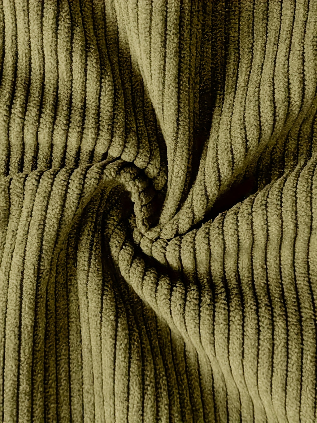 Men'S Casual Jacket for Autumn And Winter, Featuring a Loose Fit, Corduroy Fabric, Stand-Up Collar, Long Sleeves, And Button- Design.