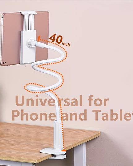 360° Rotating Tablet Phone Holder Spiral Base Lazy Stand Mobile Phone Tablet Bedside Stand Bed Lazy Stand, TV Stand Mobile Phone Stand A Thick Bathroom TV Stand With 360° Omnidirectional Wheel, The Direction Angle Can Be Ad