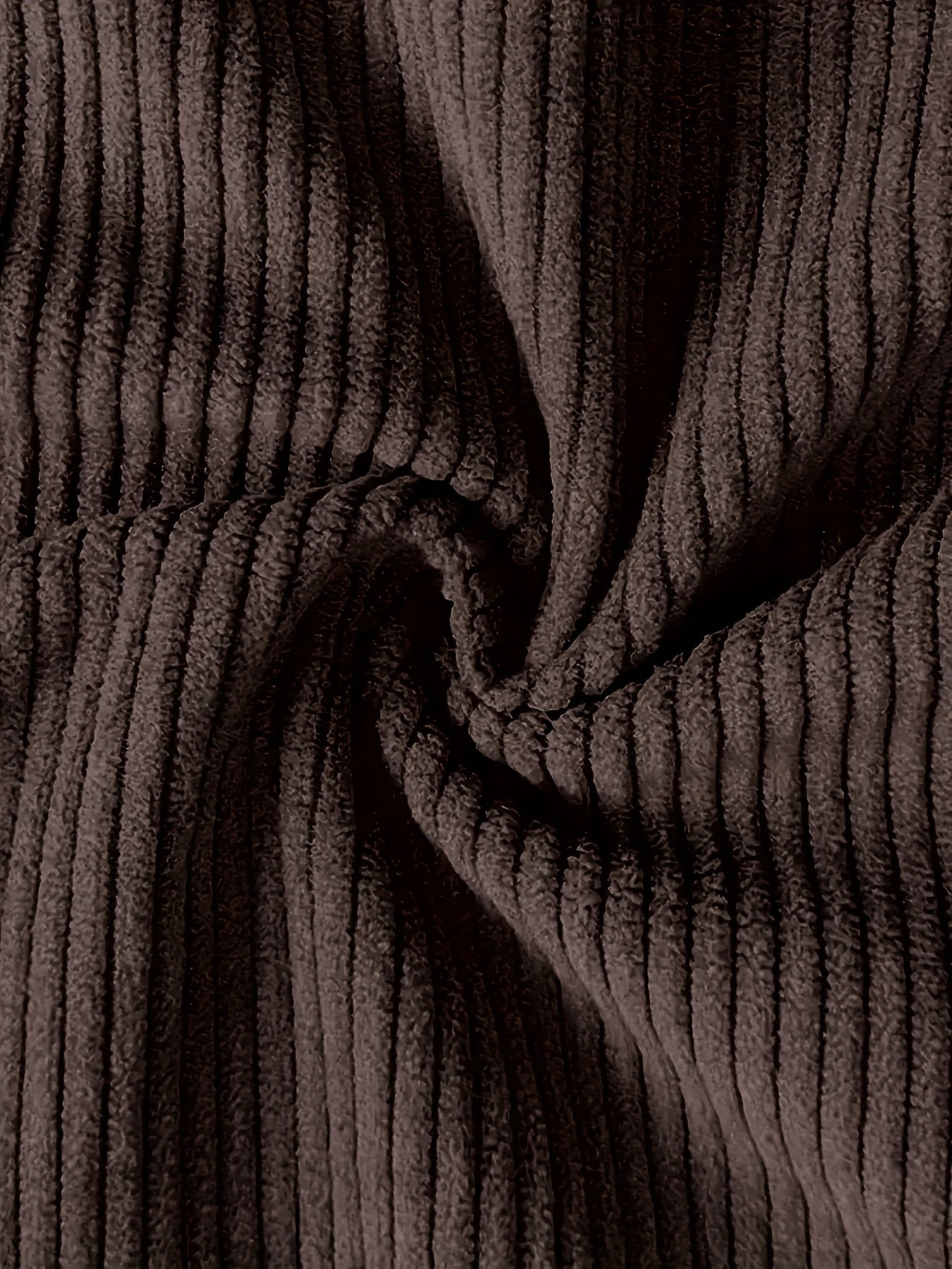 Men'S Casual Jacket for Autumn And Winter, Featuring a Loose Fit, Corduroy Fabric, Stand-Up Collar, Long Sleeves, And Button- Design.