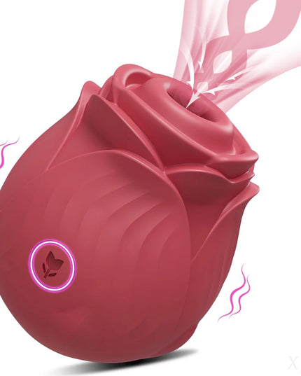 Rose Toys Sucking Vibrator Adult Sex Toys for Women Couples, Purple