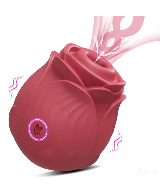 Rose Toys Sucking Vibrator Adult Sex Toys for Women Couples, Purple