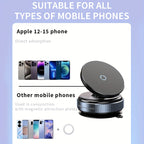 The New Upgraded 360° Rotating Magnetic Universal Phone Holder Features Vacuum And Magnetic Suction for a Stable Car Mount. It'S Suitable for Use in The Kitchen, on Desks, in Offices, During Workouts, While Traveling, And in
