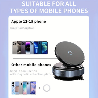 The New Upgraded 360° Rotating Magnetic Universal Phone Holder Features Vacuum And Magnetic Suction for a Stable Car Mount. It'S Suitable for Use in The Kitchen, on Desks, in Offices, During Workouts, While Traveling, And in