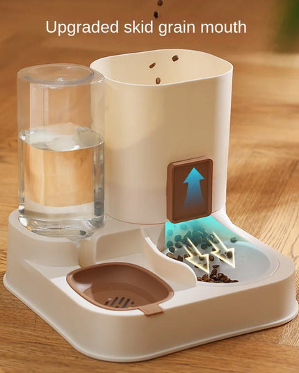 New Pet Cat Large Capacity Water Dispenser Dry Wet Separation for Automatic Feeder Drinking Water Supplies Food Container