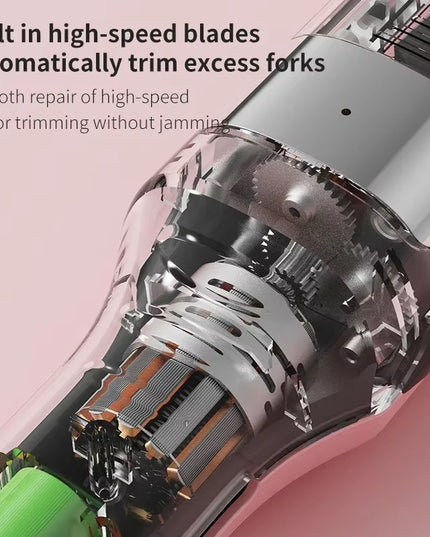 Hair Ends Trimmer Split Remover Dry Damaged Brittle Professional Automatic Trim Split for Women Cordless Hair Cutting Machine