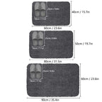 Long hair absorbent bathroom mat furry shower room foot wiping mat toilet non-slip mat entrance mat