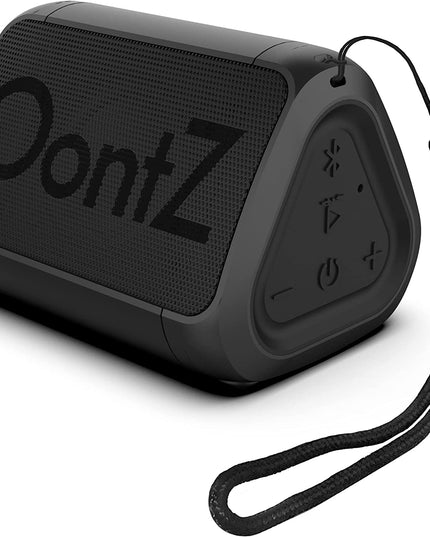 Oontz Solo Bluetooth Portable Speaker, 5 Watts Mini Speaker, up to 100 Unobstructed Feet Wireless Range, 10Hrs Playtime, IPX5 Waterproof Bluetooth Speaker (Black)