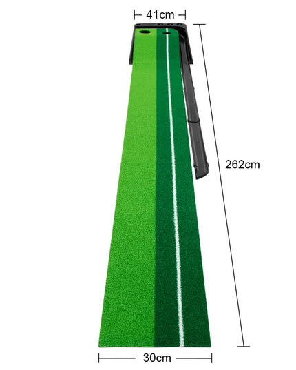 Indoor Golf Putting Green with Ball Return Automatic Portable Golf Game Practice Training Aid for Home/Backyard Use 2 Balls Free