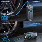 Portable Digital Inflatable Pump for Cars, Motorcycles, Bicycles, and Boats