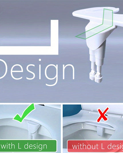 Advanced Bidet Attachment for Toilet Seat - Dual Nozzle Rear and Feminine Wash with Adjustable Water Pressure Sprayer, Non-Electric Shattaf Butt Cleaner with Universal Adapter for US and Canada, White Color