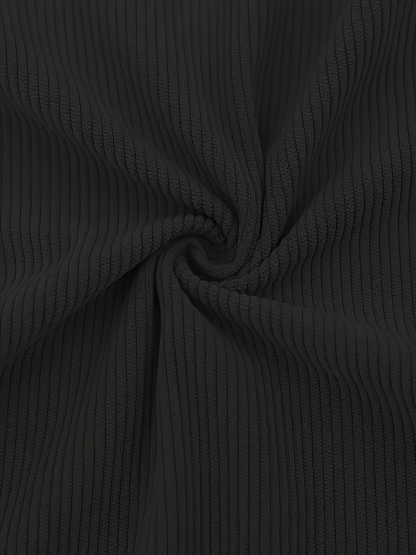 Men'S Casual Jacket for Autumn And Winter, Featuring a Loose Fit, Corduroy Fabric, Stand-Up Collar, Long Sleeves, And Button- Design.