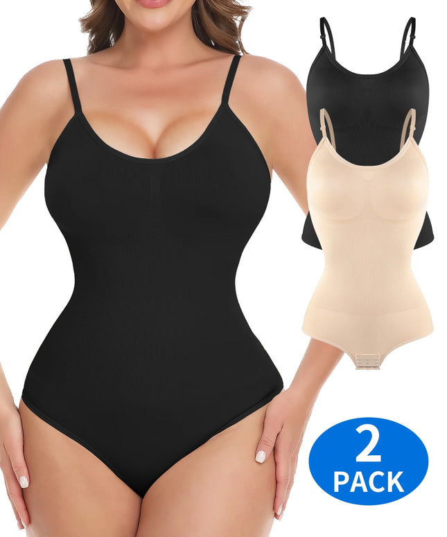 Shapewear Bodysuit for Women Tummy Control Body Shaper Seamless Sculpting Snatched High Waist Body Suit