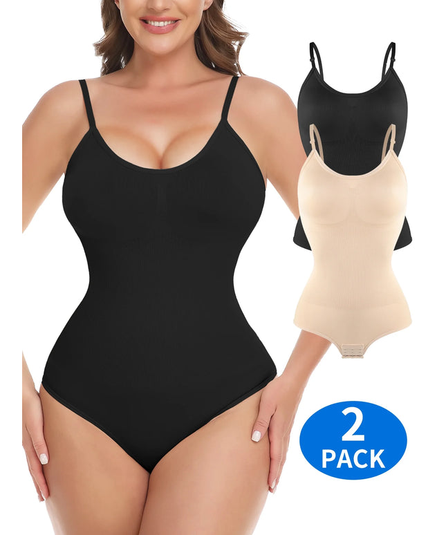 Shapewear Bodysuit for Women Tummy Control Body Shaper Seamless Sculpting Snatched High Waist Body Suit