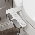 Bidet Attachment for Toilet with Hot and Cold Sprayer, Rear and Female Wash, Self-Clean Dual Nozzles, Adjustable Water Temperature and Pressure, Easy Installation, Non-electric Hygienic Toilet Accessories, Compatible with Mos