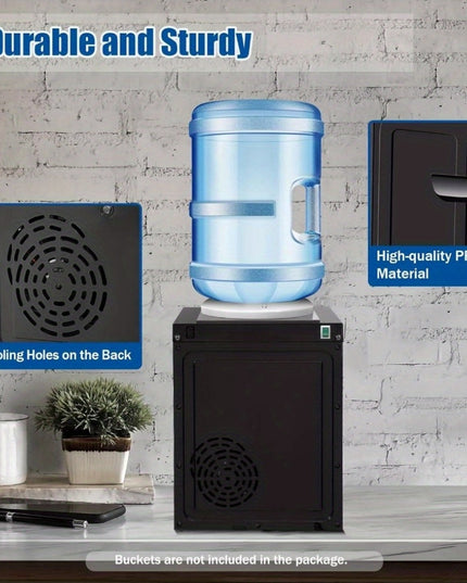5 Gallon Hot and Cold Water Dispenser, Countertop Water Dispenser, Top Loading Hot & Cold Water Cooler Dispenser with 3 Temperature Settings, for Office, in The Desk Bedside Cabinet, Tea Table, Bar
