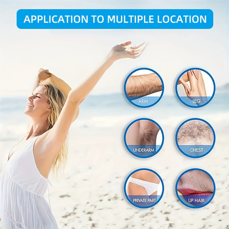 Quick Refreshing Hair Removal Voice for Arms, Underarms, Private Parts, Legs And Beard - a Silky Body Hair Removal Voice for All Skin Types, Men And Women.