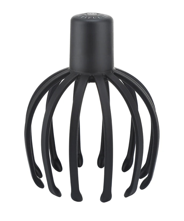 Electric Head Massager with Adjustable Settings, 12 TPE Massage Claws, USB Rechargeable Device