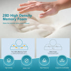 1pc Grey Reading Pillow, Soft Compressible Back Support with Arms, Machine Washable, Knitted Polyester Cover, Full Body Comfort for Bed, Chair, TV, Gaming - Adult Backrest Pillow