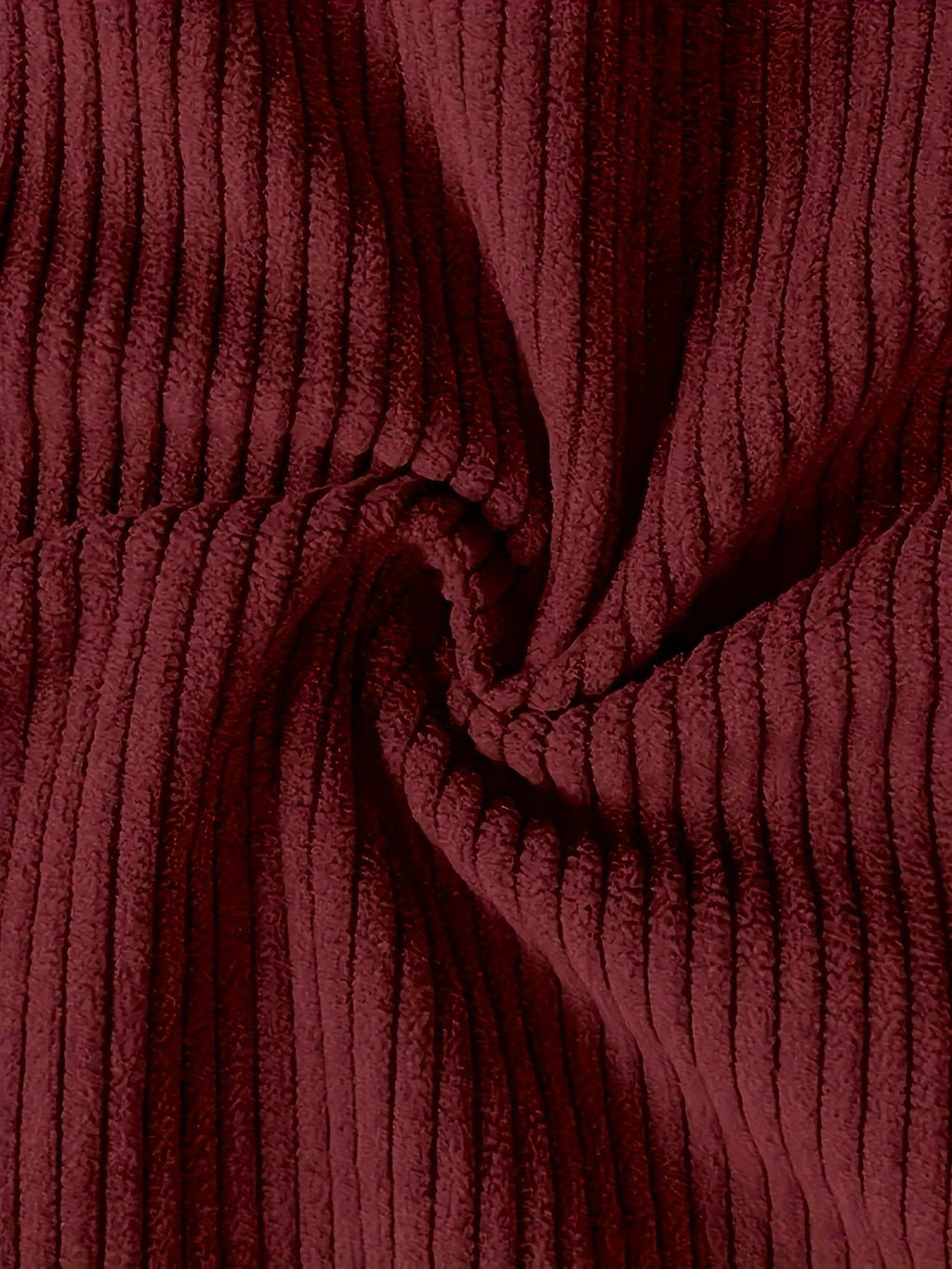 Men'S Casual Jacket for Autumn And Winter, Featuring a Loose Fit, Corduroy Fabric, Stand-Up Collar, Long Sleeves, And Button- Design.