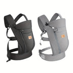 Vrbabies New Ergonomic Baby Carrier Newborn Toddler Wrap Carrier Hands Free Baby Sitting Support Sling Breathable Perfect For Infants Chest Sling For Babies Gift