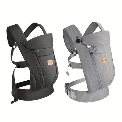 Vrbabies New Ergonomic Baby Carrier Newborn Toddler Wrap Carrier Hands Free Baby Sitting Support Sling Breathable Perfect For Infants Chest Sling For Babies Gift
