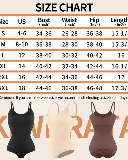 Shapewear Bodysuit for Women Tummy Control Body Shaper Seamless Sculpting Snatched High Waist Body Suit