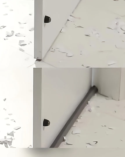 High Resistance Rubber and Fabric Soundproof Draft Stopper - 1 Under Door Energy Saving Waterproof Seal Strip, 36.61 Inch - for Bedroom Doors, Under Door Mount