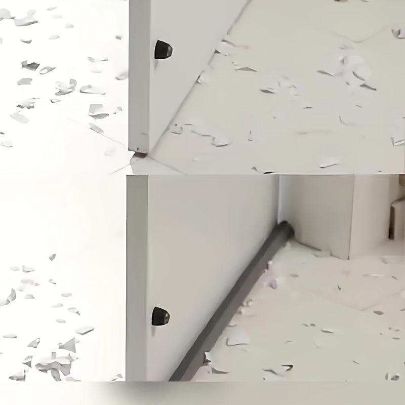 High Resistance Rubber and Fabric Soundproof Draft Stopper - 1 Under Door Energy Saving Waterproof Seal Strip, 36.61 Inch - for Bedroom Doors, Under Door Mount