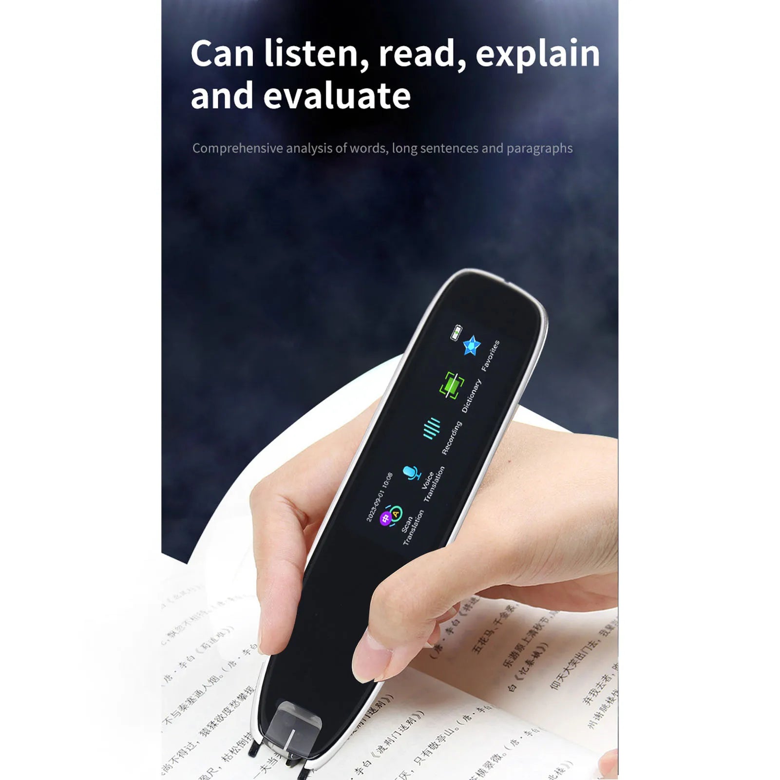 Smart Voice Translation Pen - International Edition with Wi-Fi and Scanning Features